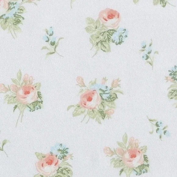 Laura Ashley ~ Twin XL ~ Roseford Ruffled Hem ~ 3 Pc. Sheet Set